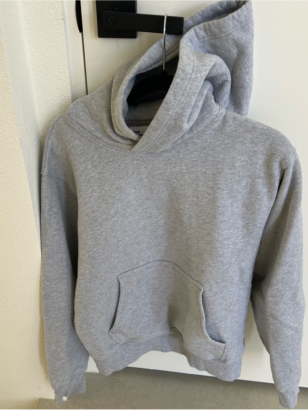 Aritzia TNA Grey Pullover Hoodie Sweatshirt